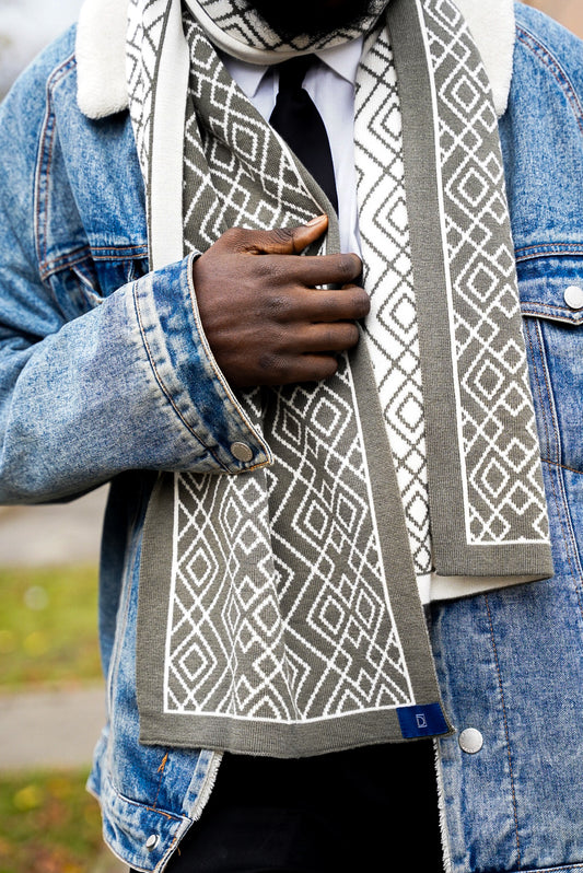OSEI LONG KNIT SCARF